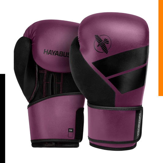 Guantes de Box Hayabusa S4 (Vino / Negro) (Disponible por Encargo)