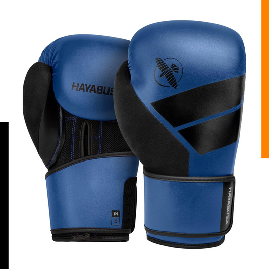 Guantes de Box Hayabusa S4 (Azul / Negro) (Disponible por Encargo)