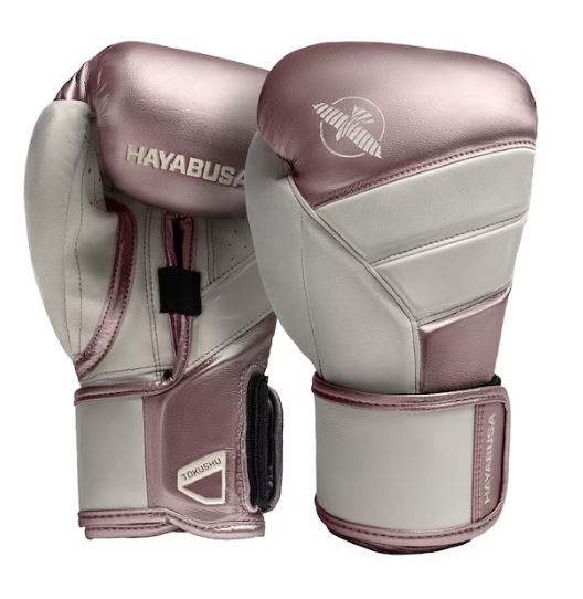 Guantes de Box Hayabusa T3 (Blanco / Rosado) (Disponible por Encargo)