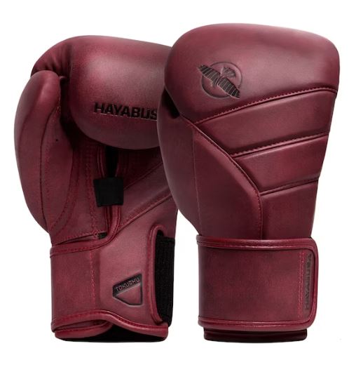 Guantes de Box Hayabusa T3 de Cuero de Lujo (Rojo) (Disponible por Encargo)