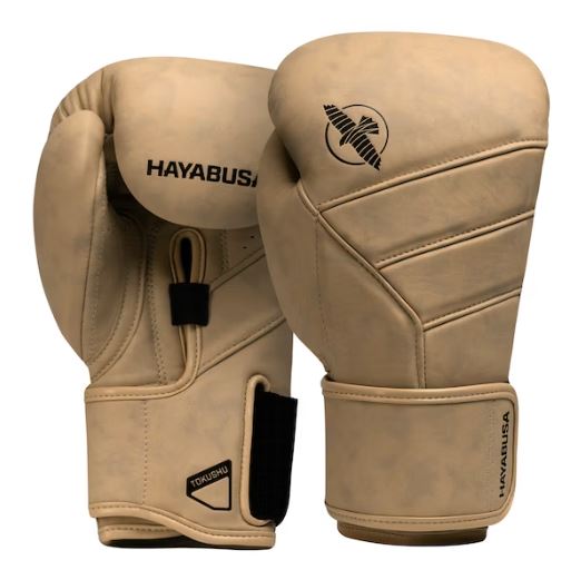 Guantes de Box Hayabusa T3 de Cuero de Lujo (Crema) (Disponible por Encargo)