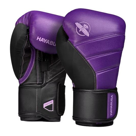 Guantes de Box Hayabusa T3 (Morado / Negro) (Disponible por Encargo)