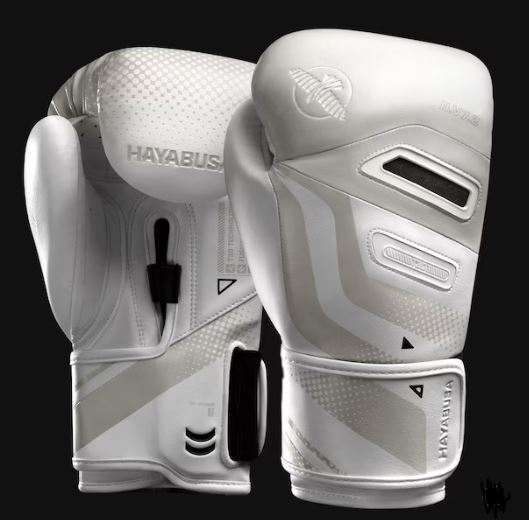 Guantes de Box Hayabusa T3D (Blanco / Gris) (Disponible por Encargo)