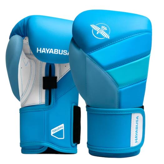 Guantes de Box Hayabusa T3 Neón (Celeste / Blanco) (Disponible por Encargo)