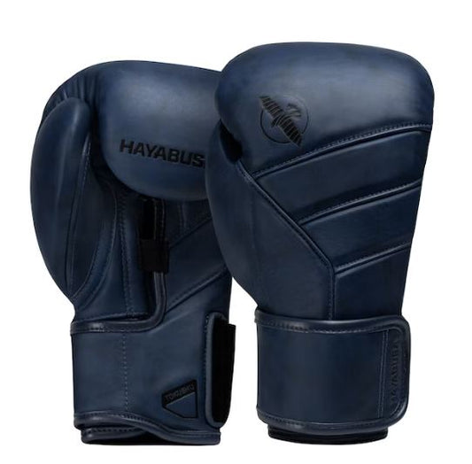 Guantes de Box Hayabusa T3 de Cuero de Lujo (Azul) (Disponible por Encargo)