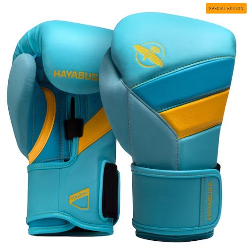 Guantes de Box Hayabusa T3 Edición Especial (Celeste / Amarillo) (Disponible por Encargo)