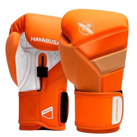 Guantes de Box Hayabusa T3 Neón (Anaranjado / Blanco) (Disponible por Encargo)