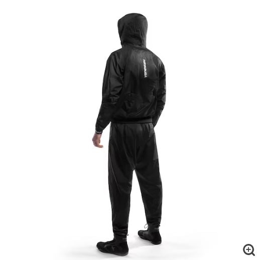 Traje de Sauna Unisex Hayabusa Pro (Con Hoodie) (Negro) (Disponible por Encargo)