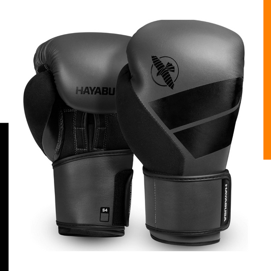 Guantes de Box Hayabusa S4 (Gris / Negro) (Disponible por Encargo)