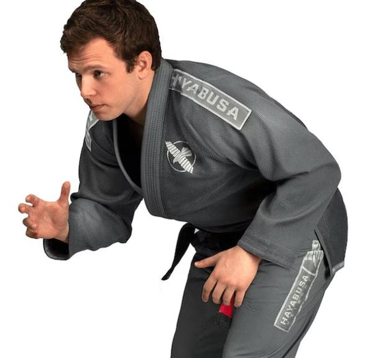 Uniforme de Jiujitsu Brasileño Liviano Hayabusa Lightweight (Gris) (Disponible por Encargo)