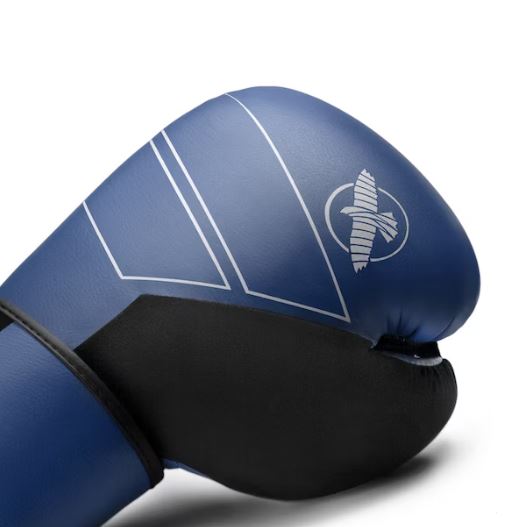 Guantes de Box Hayabusa S4 (Cuero) (Azul / Negro) (Disponible en Costa Rica y por Encargo)