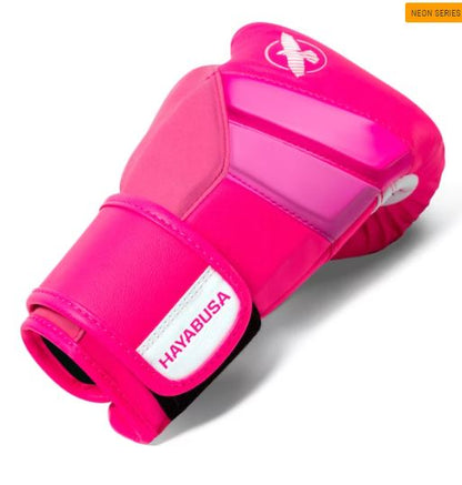 Guantes de Box Hayabusa T3 para Niños Neón (Rosado / Blanco) (Disponible por Encargo)