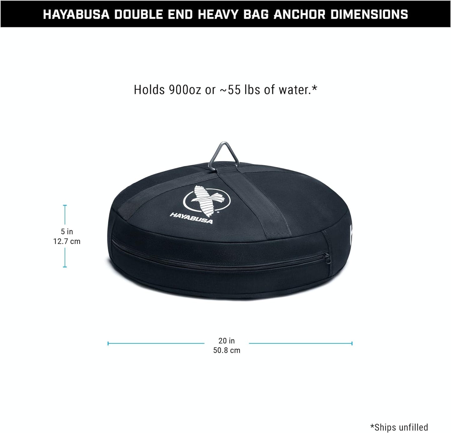 Anclaje para Sacos y Peras de Hayabusa (Negro / Blanco) (Disponible por Encargo)