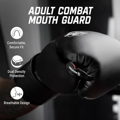 Bucal Hayabusa Combat (Negro / Rojo) (Disponible en Costa Rica y por Encargo)