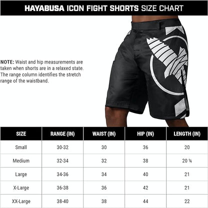 Fightshorts Hayabusa Icon (Largos) (Turquesa / Blanco) (Disponible en Costa Rica y por Encargo)