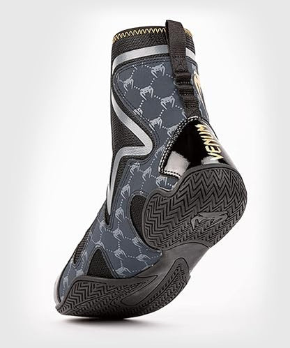 Zapatos de Box Venum Elite Evo Monogram (Negro / Azul) (Disponible por Encargo)