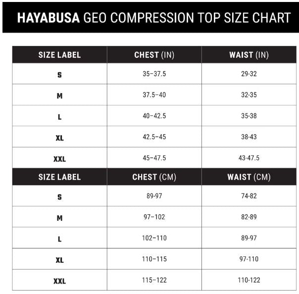 Rashguard Manga Larga Hayabusa Geo (Rojo) (Disponible por Encargo)