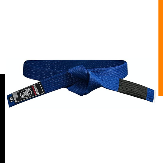 Cinta de Jiujitsu Brasileño Hayabusa (Azul) (Disponible por Encargo)