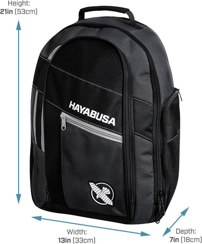 Backpack Hayabusa Ryoko (Negro / Blanco) (Disponible por Encargo)