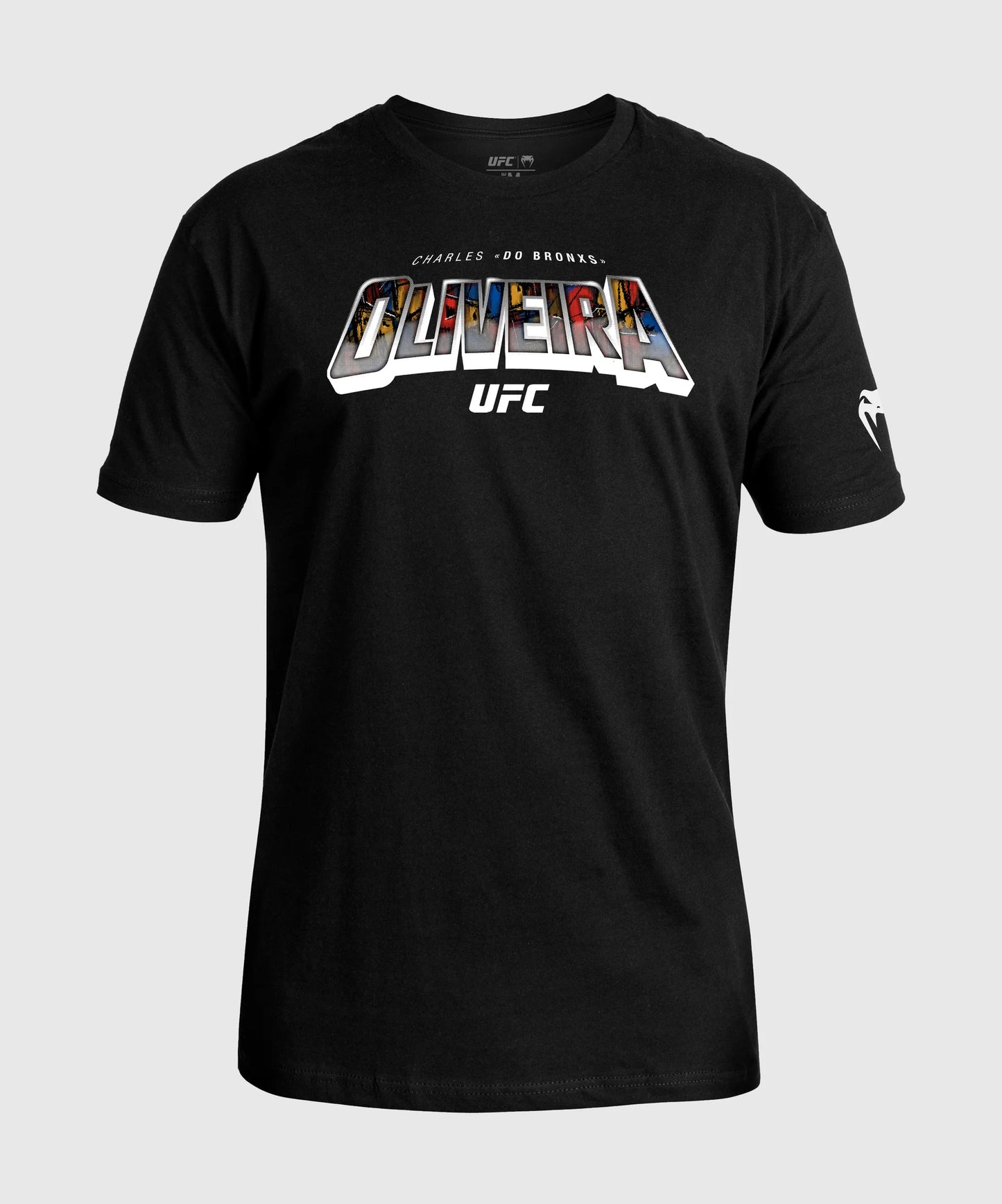 Camiseta Unisex Venum UFC Unrivaled Charles Oliveira (Negro) (Disponible en Costa Rica y por Encargo)